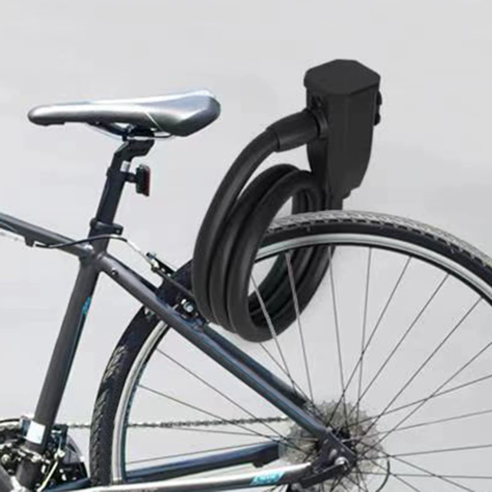 Serrure de vélo à empreintes digitales, incassable, Rechargeable par USB, sans clé