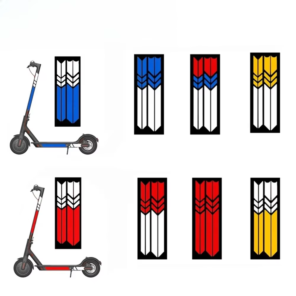 Autocollant réfléchissant en PVC pour Scooter, bande d'avertissement de conduite nocturne étanche po