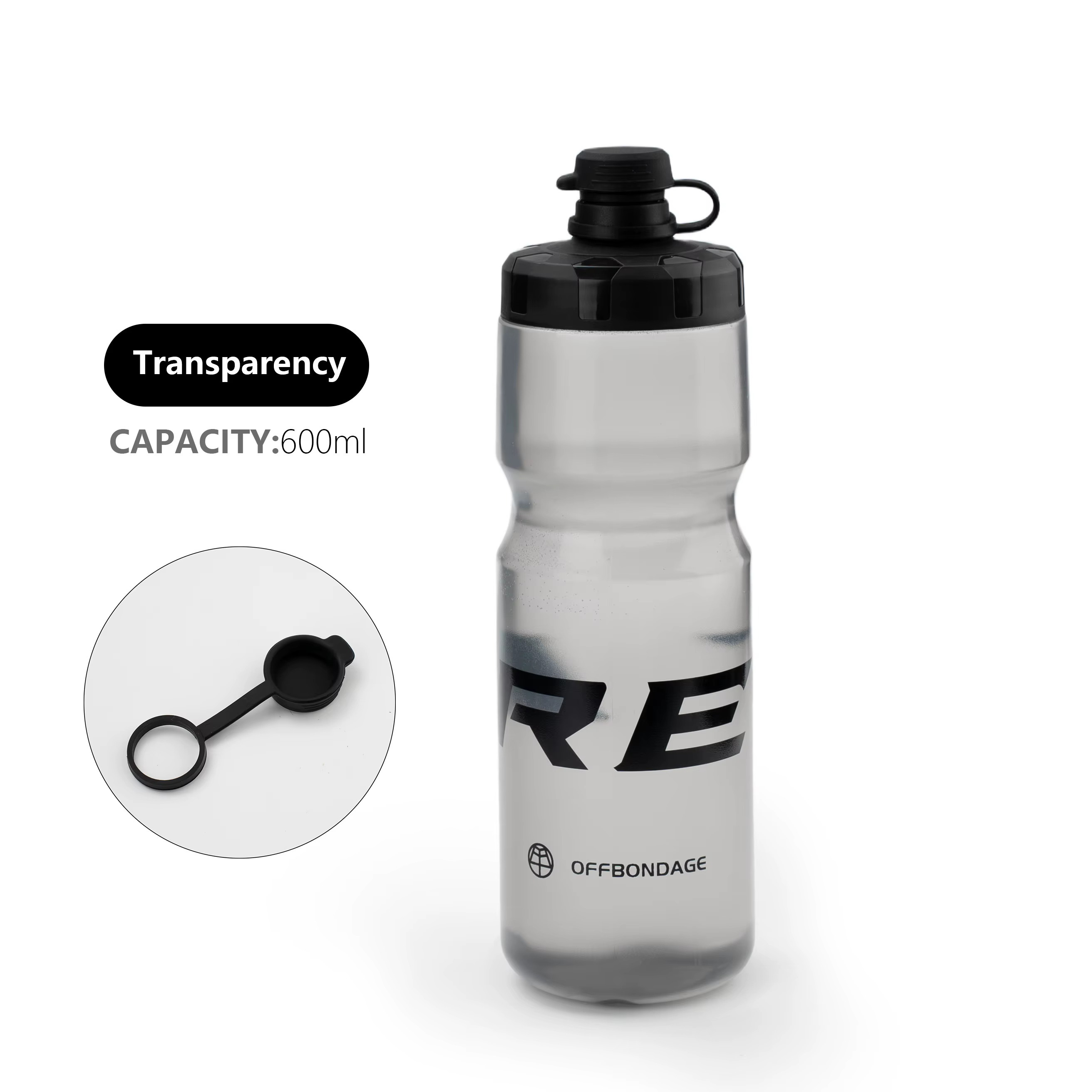 OFFBONDAGE – bouteille d'eau pour vélo de route et VTT, 710ml, en plastique, pour Sports de plein ai