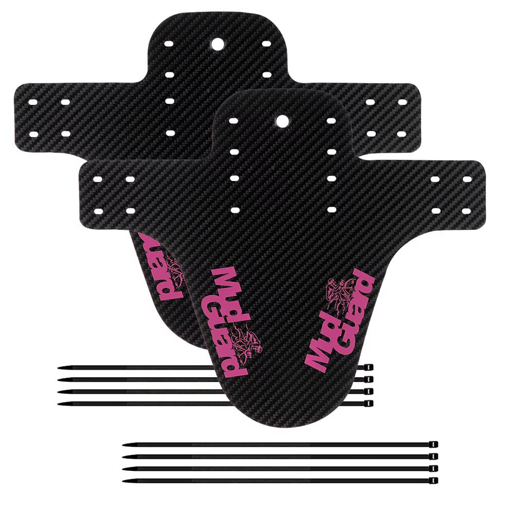Garde-boue de vélo en carbone 2 pièces, portable, pour vélo de route et VTT, garde-boue avant et arr