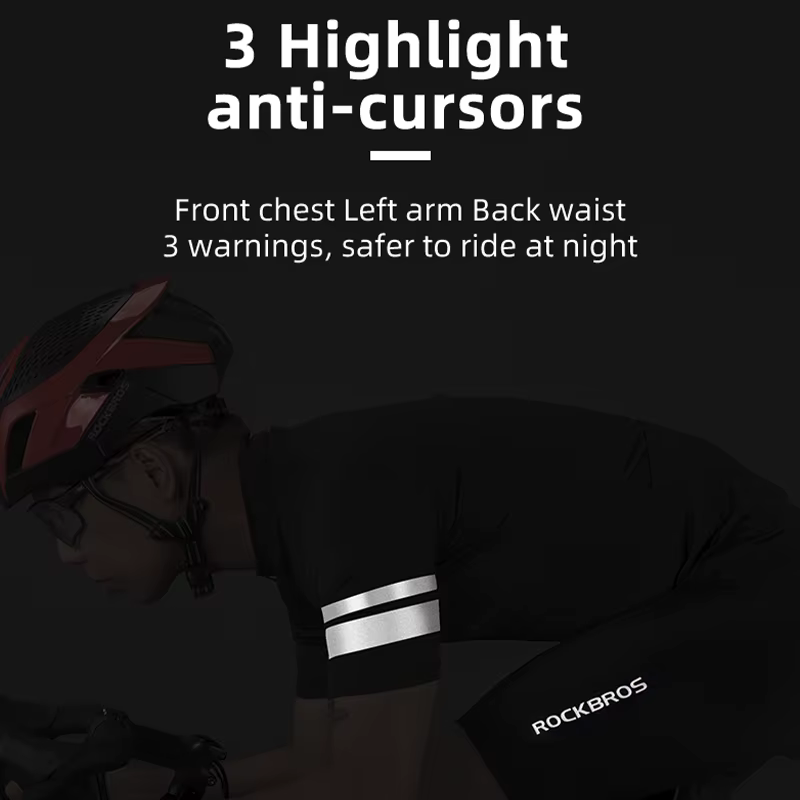 ROCKBROS – maillot de cyclisme pour hommes, chemise d'été respirante, vêtements de vélo à séchage ra