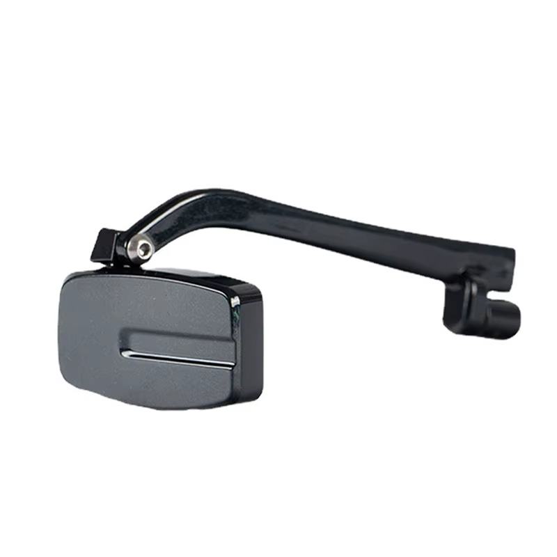 Lunettes de cyclisme avec rétroviseur, miroir de vue arrière pour vélo, miroir de casque réglable à 