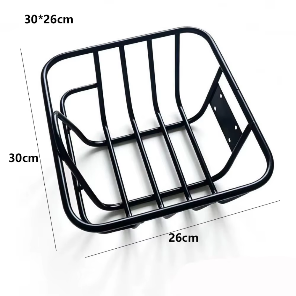 Panier arrière de vélo facile à installer, panier de vélo de montagne en métal durable, réglable, no