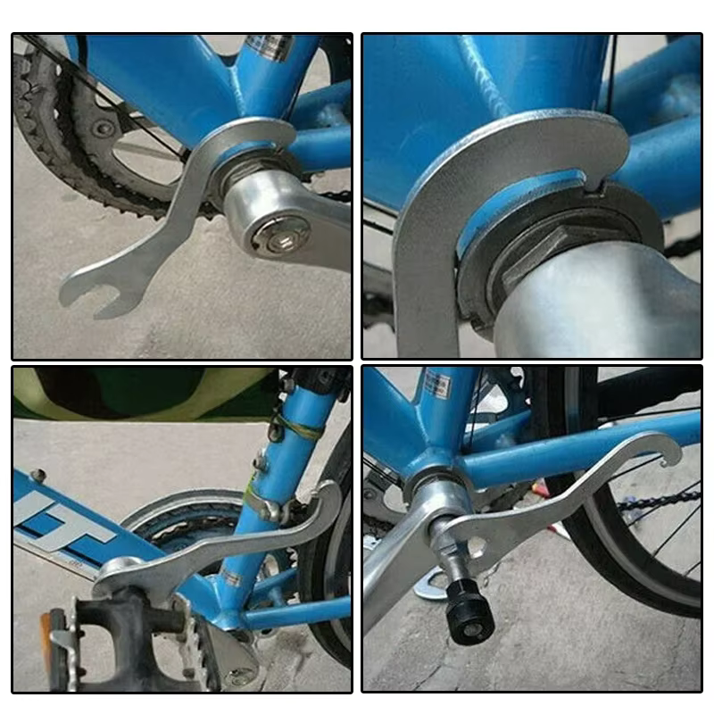 Dissolvant d'anneau de verrouillage de vélo, support inférieur, clé de réparation, outil manuel, out
