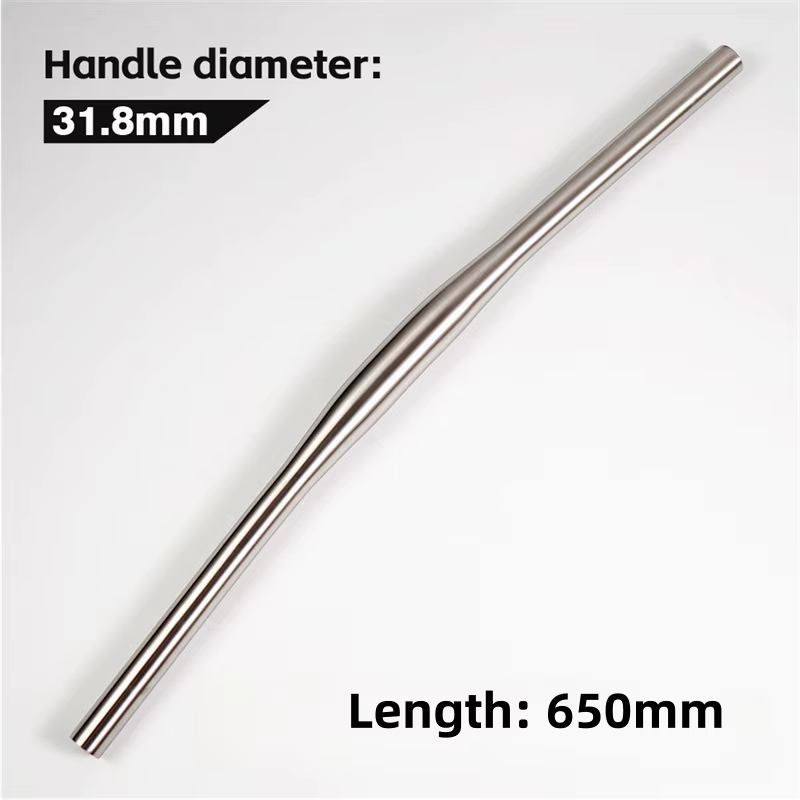Guidon de vélo en titane en forme d'hirondelle, accessoires de vélo, Ti Bike Riser Falt, guidon, 25.