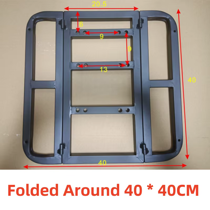 Porte-bagages universel pliable pour vélo, étagère arrière pour moto, Scooter, porte-bagages pour an
