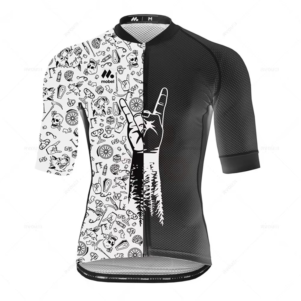 Ensemble de maillot de cyclisme pour homme, vêtements de course d'équipe, vêtements de vélo de monta