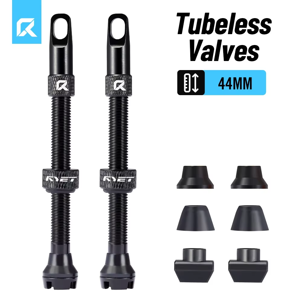 RYET – vannes Tubeless Presta 44/60/70/80mm pour vélos de route et vtt, en alliage d'aluminium CNC,