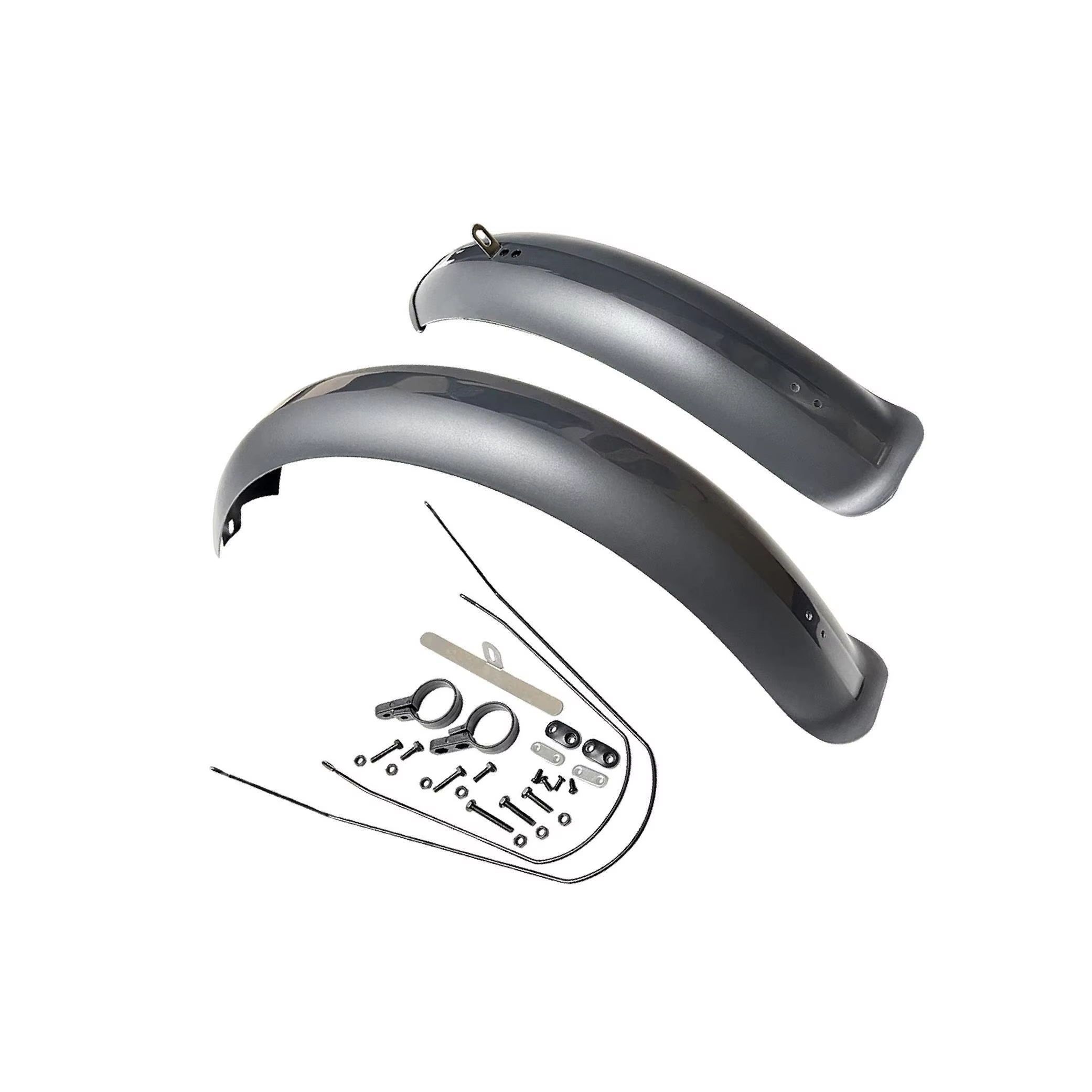 Garde-boue de vélo avant et arrière, composants pour vélo de montagne, voyage en plein air, Orange