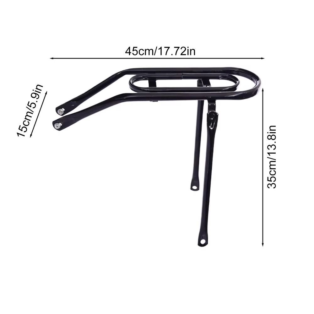 Porte-bagages arrière pour vélo de 20 pouces, porte-bagages robuste, porte-bagages léger en aluminiu