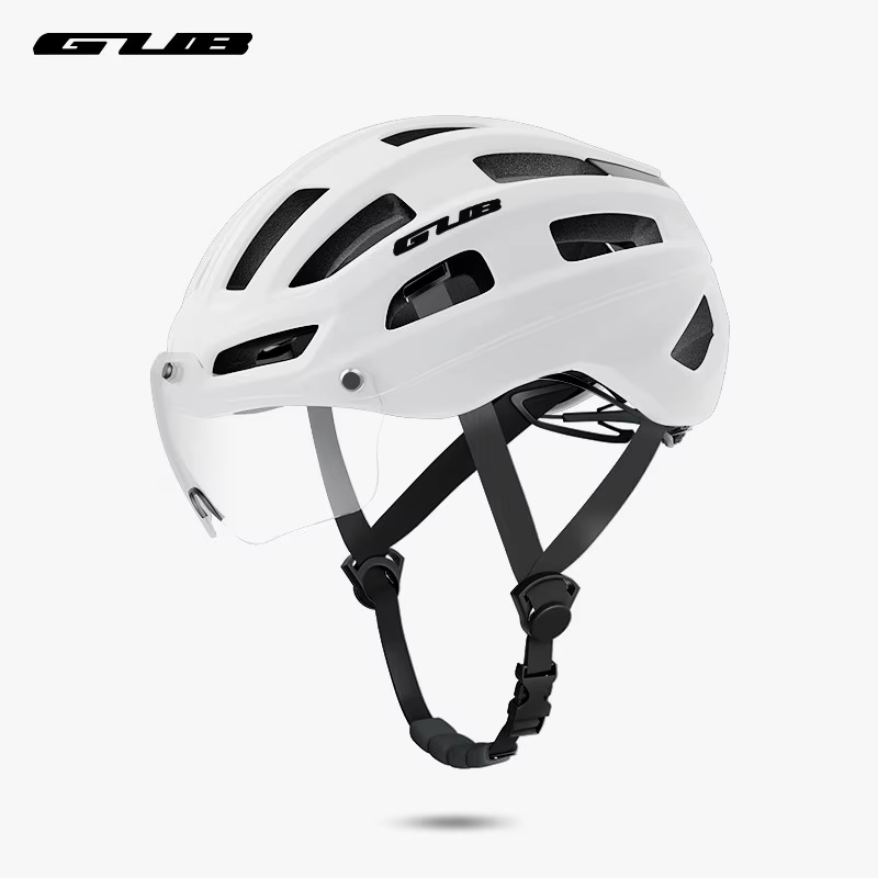 Casque de vélo GUB D85 avec visière magnétique photochromique intégrée, léger, pour hommes et femmes