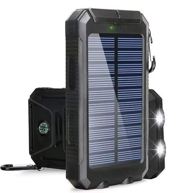 Banque d'énergie solaire 80000mAh, chargeur de batterie externe Portable, lumière forte LDE pour tou