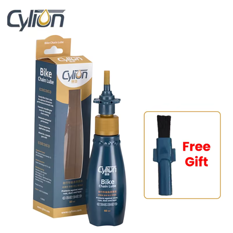 Lubrifiant pour chaîne de vélo CYLION 60ml, huile de lubrification pour vélo, forte adhérence, acces