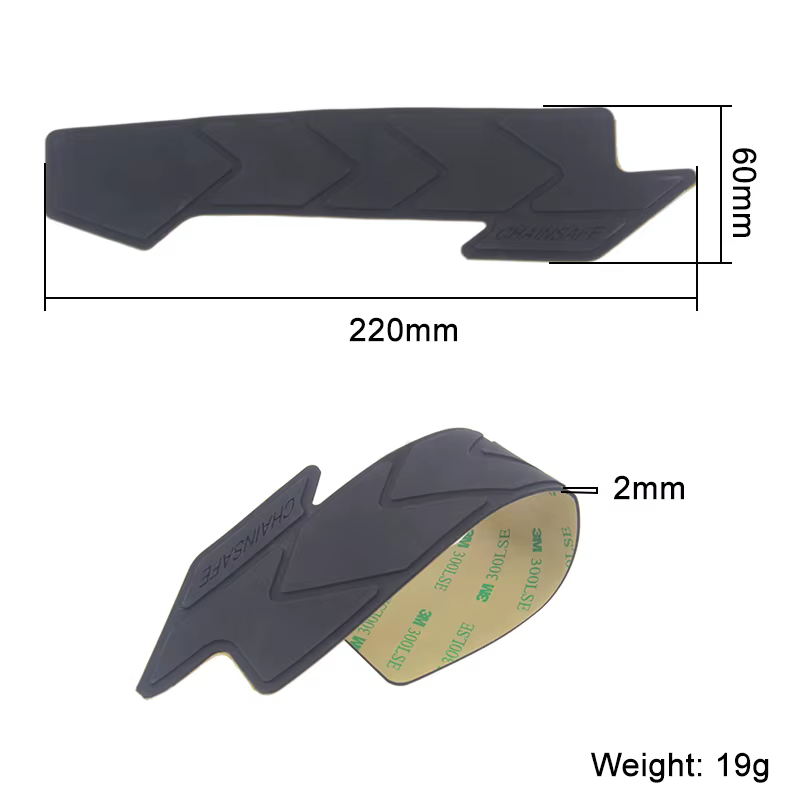 Autocollant anti-rayures en silicone pour cadre de vélo de route et VTT, protection du tube alertes 