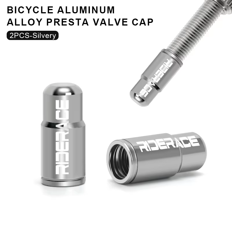RIDERACE bouchon de Valve de pneu de vélo en alliage d'aluminium CNC vtt Tube de vélo de route couve