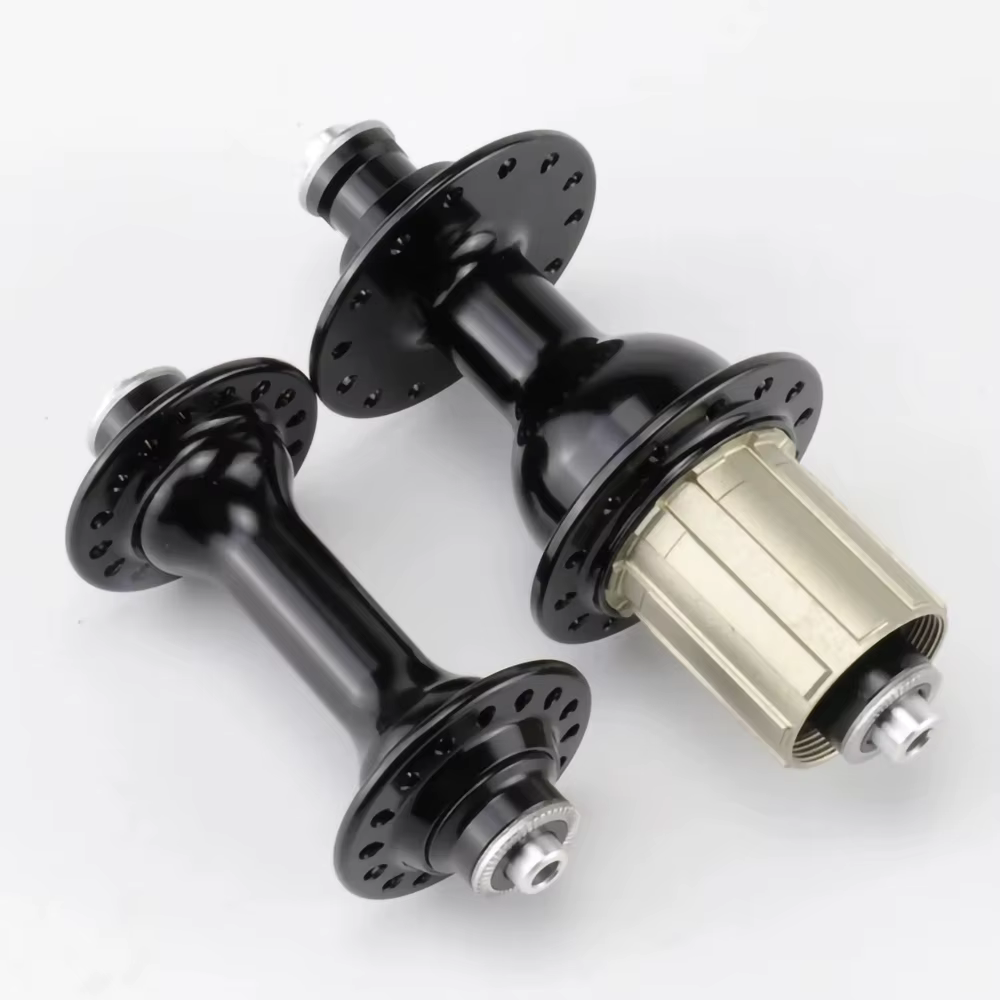 Moyeu QR de vélo de route sans logo, 28H 32H 36H, 8/9/10/11S, avant 9x100mm arrière 10x130mm, moyeu 