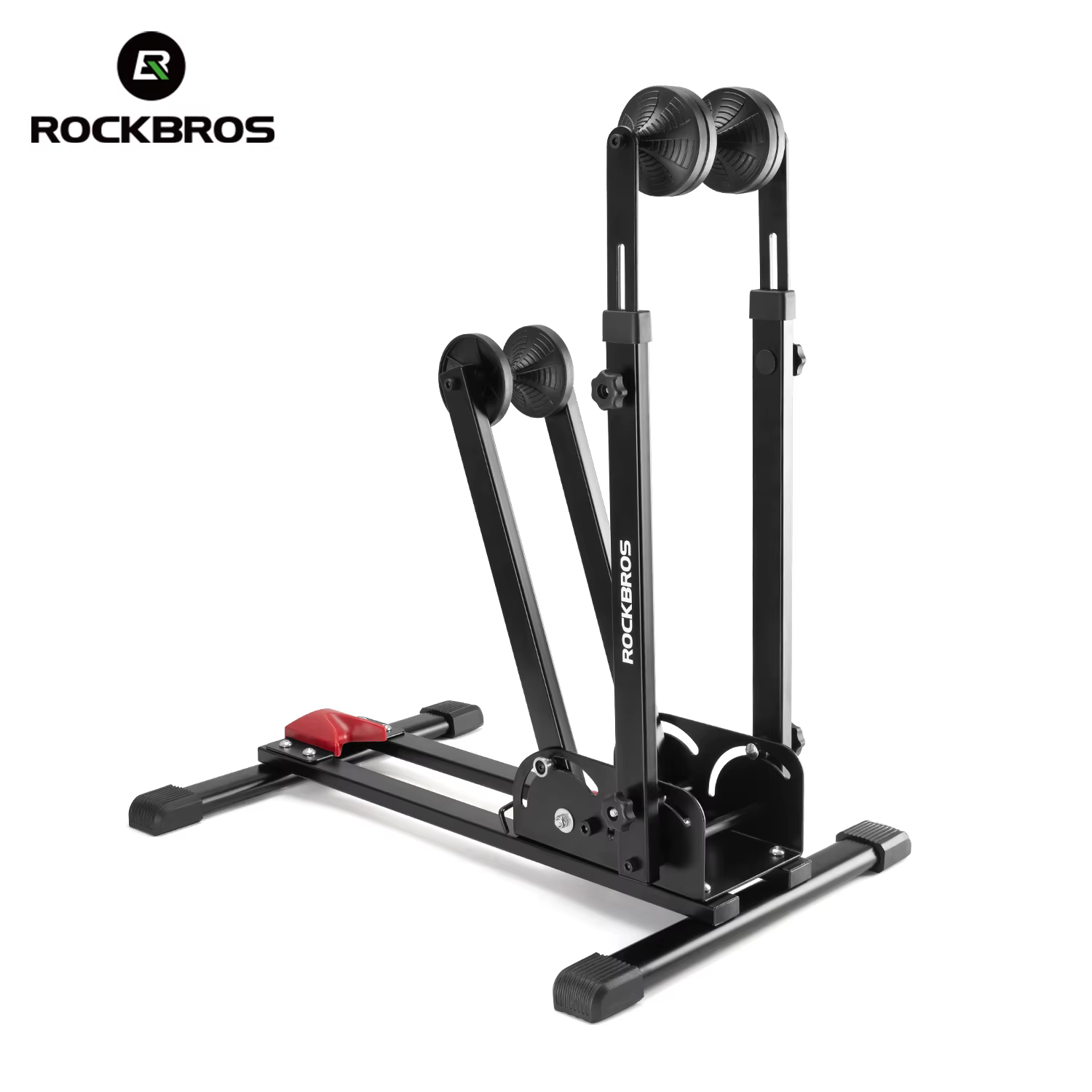 ROCKBROS supports de stationnement de vélo Double pôles en acier au carbone vtt vélo de route suppor