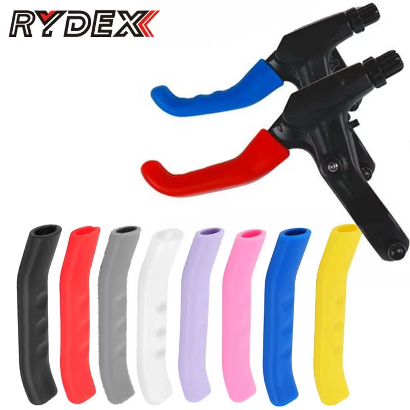 RYDEX poignée de levier de frein en Silicone violet rouge bleu vert rose pour Scooter de route vtt B