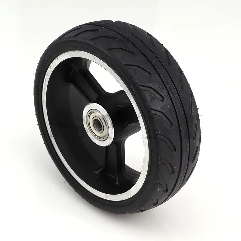 Roues Solides de Haute Qualité, 5 Pouces, Roue Rapide F0, Jackhot, Pneu Solide de Scooter en Fibre d