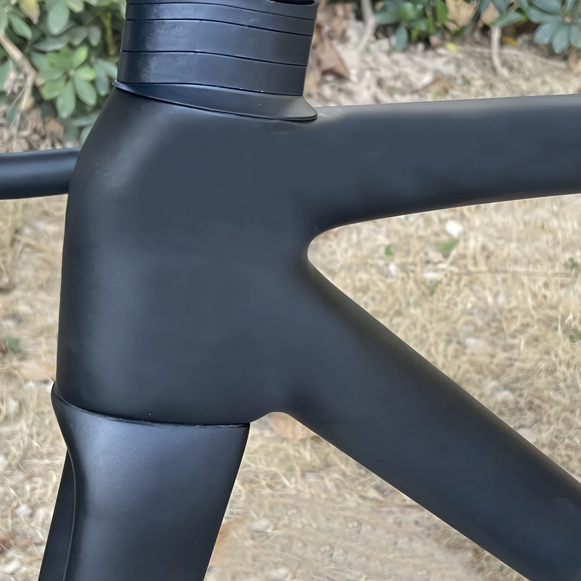 Cadre de vélo en carbone taille 52 cm, avec guidon 400x80 mm, livraison DPD sans frais pour l'UE