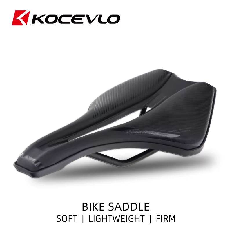 KOCEVLO selle de vélo vtt vélo de route selles en acier VTT selle de course Pu respirant doux coussi