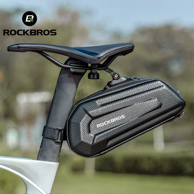 Sac de vélo étanche arrière de grande capacité, tige de selle à dégagement rapide, antichoc, Double 