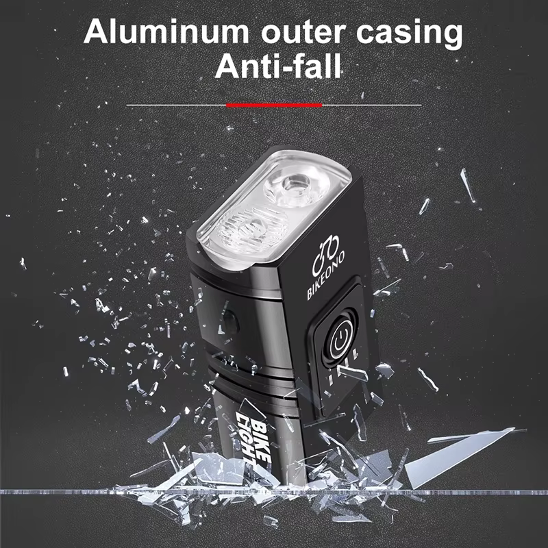 Lampe de vélo LED T6 avant pour VTT, lampe de vélo de montagne, lampe de poche de sauna, sonnette él