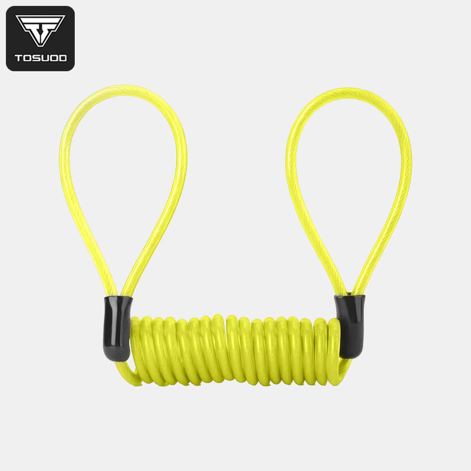 Câble antivol rétractable TOSUOD pour vélo, câble à ressort, cordon de verrouillage antivol, alarme,