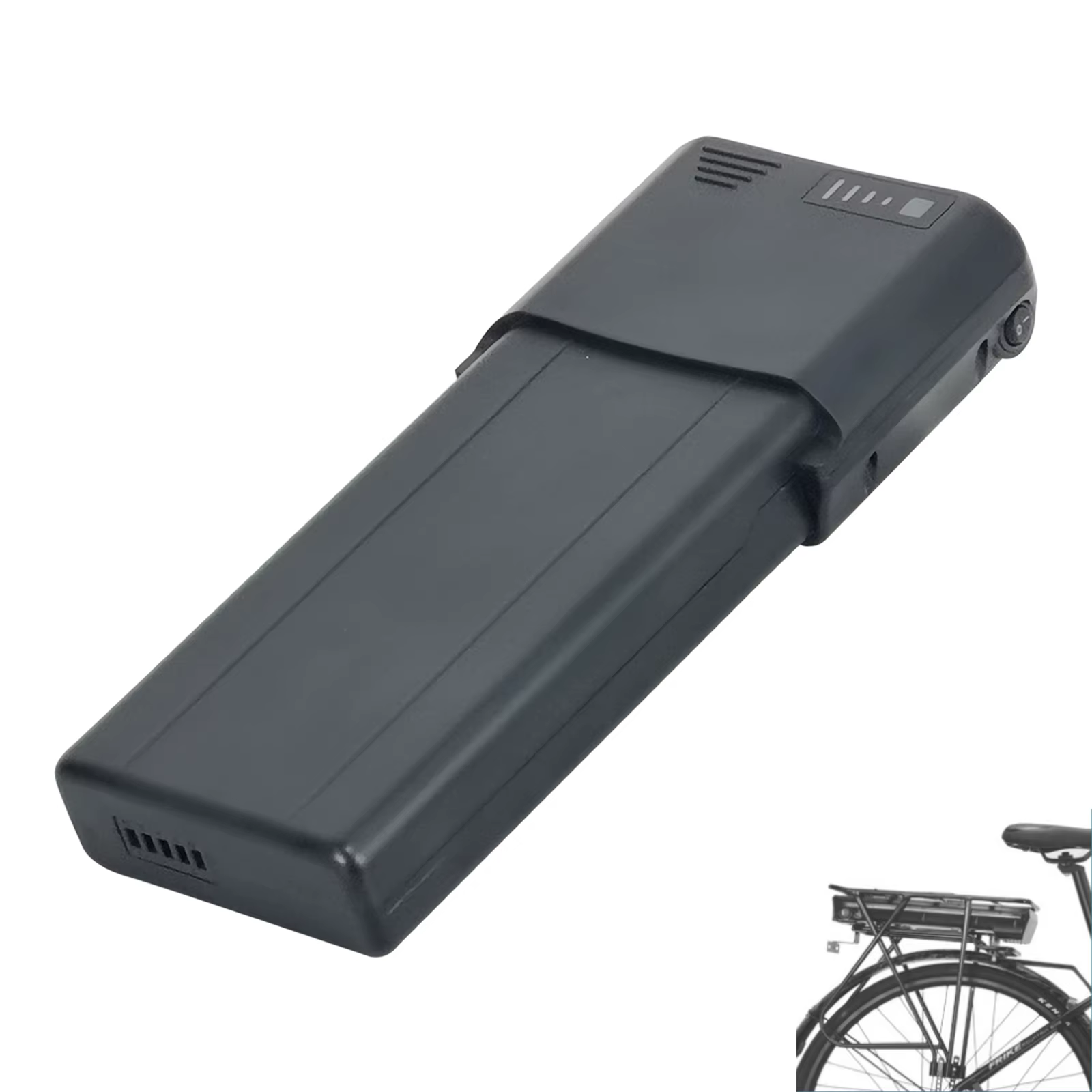 Batterie de vélo électrique de support arrière 36v 8.8ah 10.4ah 11.6ah 14ah avec chargeur BMS 36v li