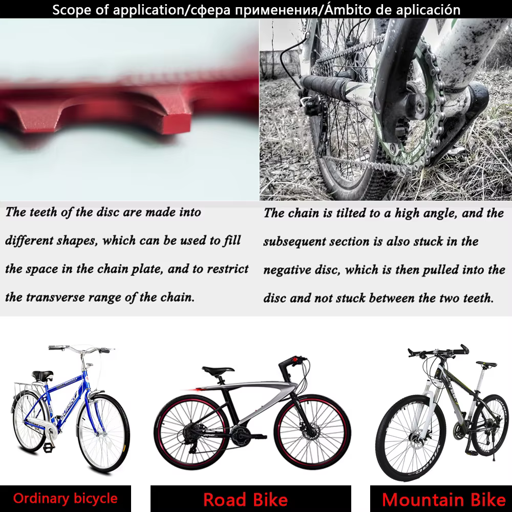 MOTSUV plateau ovale 104BCD pour Shimano vtt vélo anneau de chaîne 32T 34T 36T plaque dent roue à ch