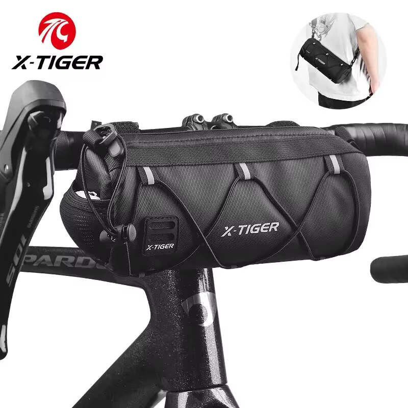 X-TIGER sac de vélo Portable guidon multi-usages grande capacité sac à dos vtt route cyclisme cadre 