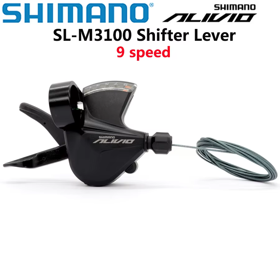 Shimano Alivio M3100 9S levier de vitesse droit dérailleur arrière SGS 9 vitesses pour vtt vélo mont