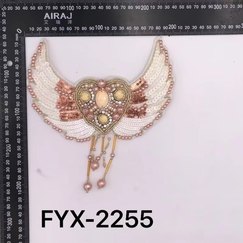 Accessoires de bagages DIY : Nouveaux autocollants en tissu Ailes d'Ange, accessoires de dos pour vê