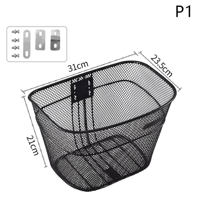 Panier de vélo vélos de montagne vélos pliants en métal panier avant de vélo panier de rangement pou