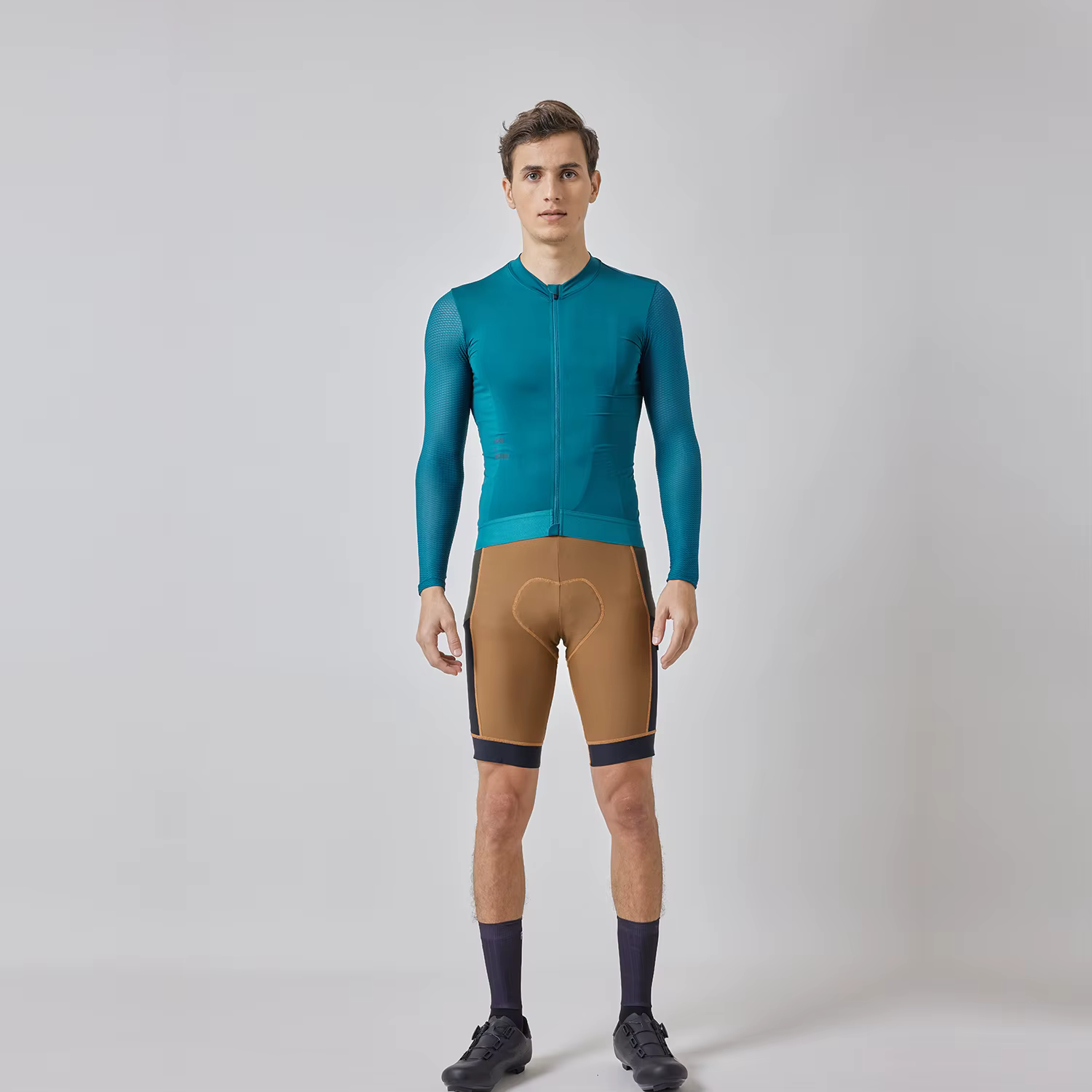 SPEXCEL nouveau maillot de cyclisme professionnel à manches longues été tissu léger conception à col