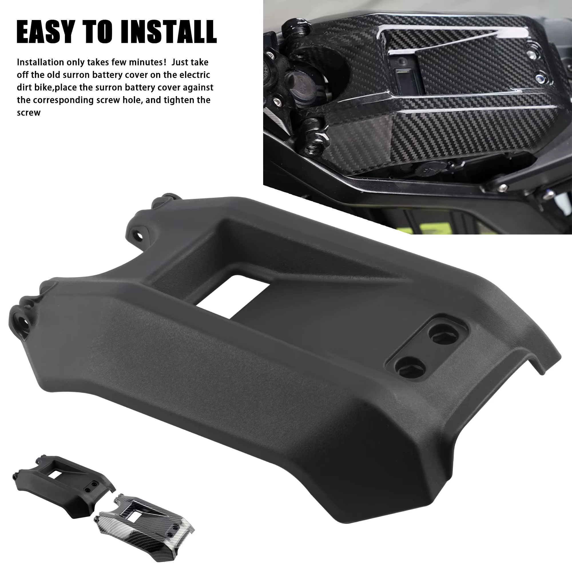 Couvercle de compartiment de batterie pour Pit Dirt Bike, accessoires de Motocross, protection en Fi