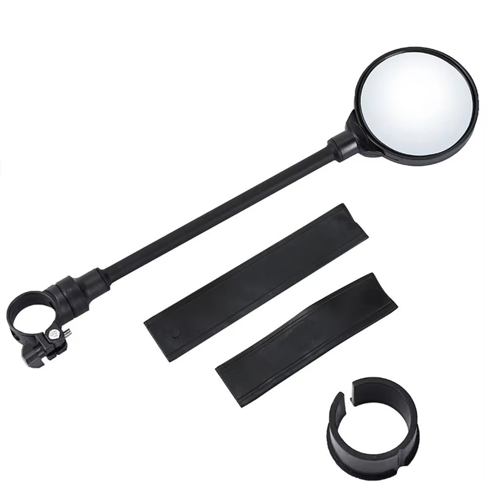 DOMEN – rétroviseurs de guidon de vélo rotatifs à 360 degrés, tuyau pliable, grand Angle réglable