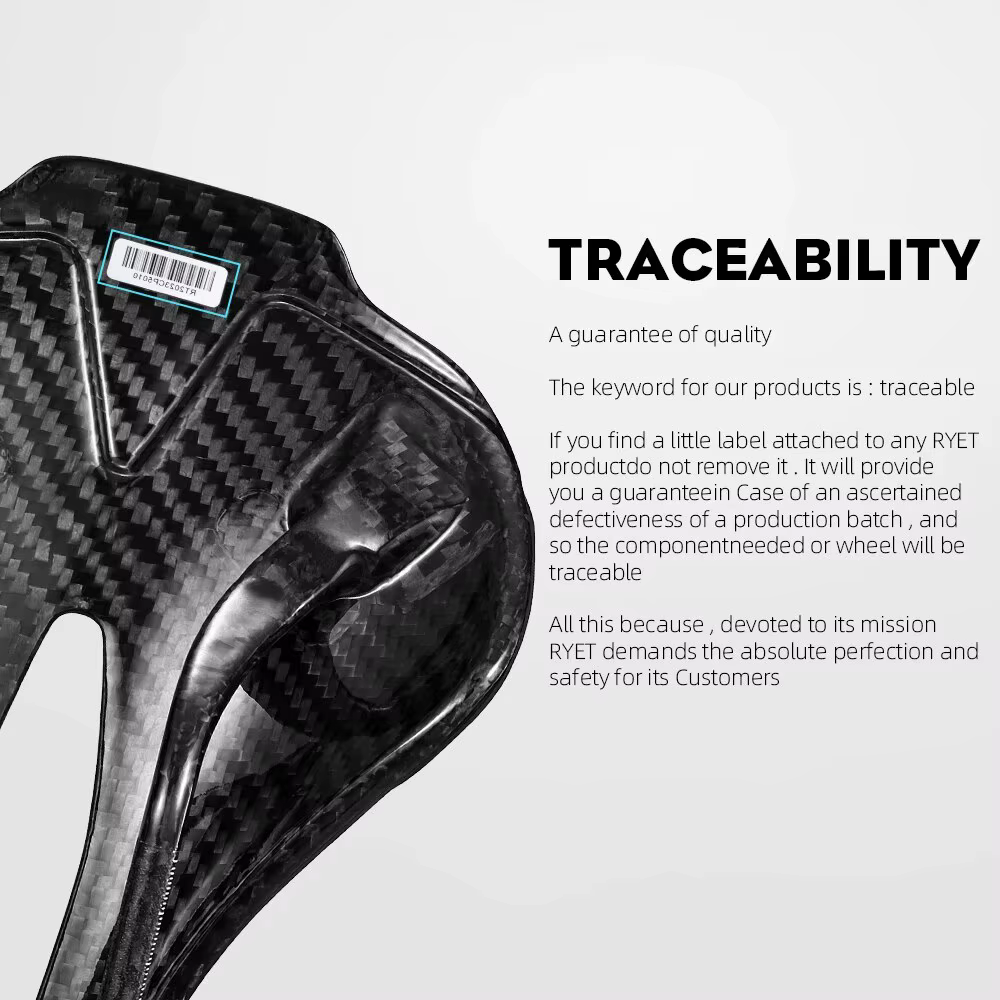 RYET 3D Imprimé Selle De Bicyclette Ultra Léger 120g Selle De Carbone 250x140mm Sièges pour VTT Grav