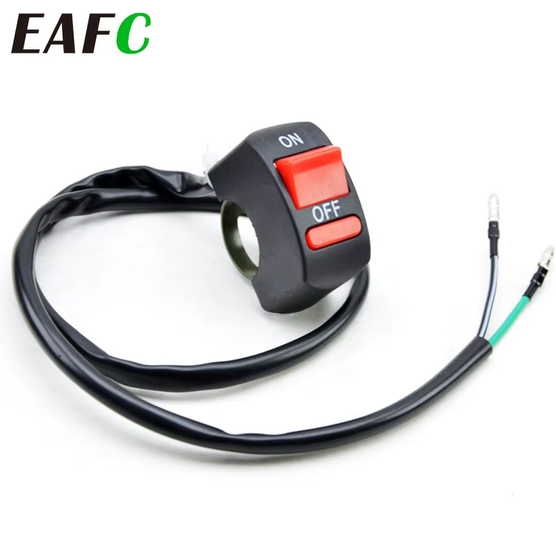 Interrupteur universel de clignotant de guidon de Moto, bouton marche/arrêt pour moteur de Moto, ATV