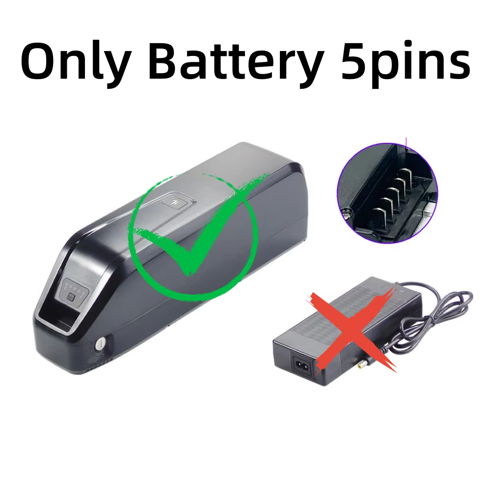 Vefreedom Velectrec Cityrang 4.0 EBike 48V 15Ah 20Ah 5 broches batterie de tube inférieur pour vélo 