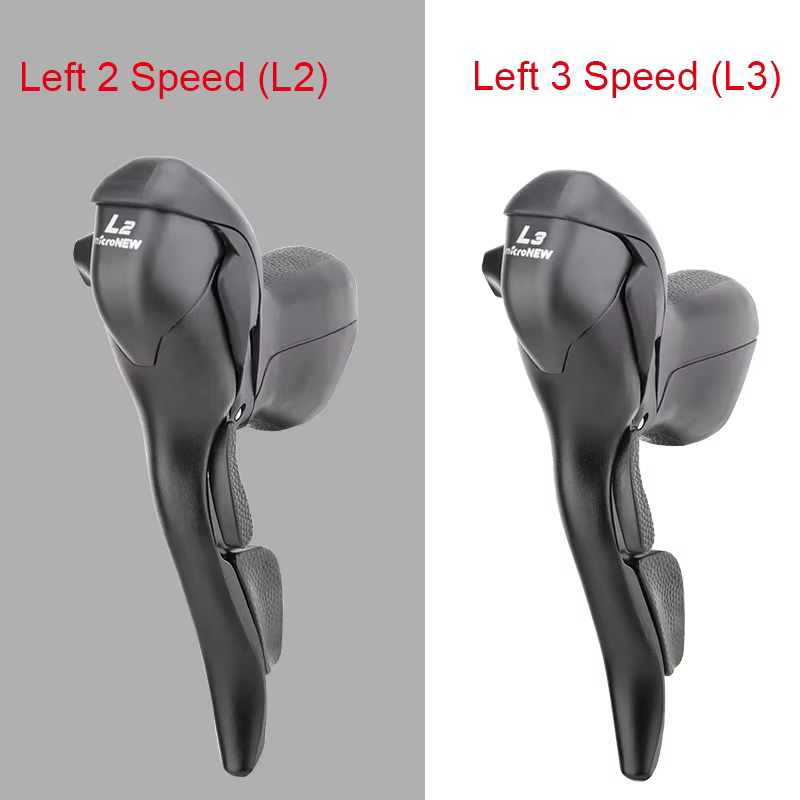 MicroNEW-Manette de vitesse de vélo de route, leviers de frein, dérailleur avant pour Shimano, 2x7,