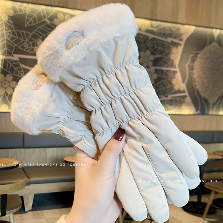Gants pour le cyclisme, maintien au chaud et au froid pour les étudiantes d'hiver. Écran tactile mig