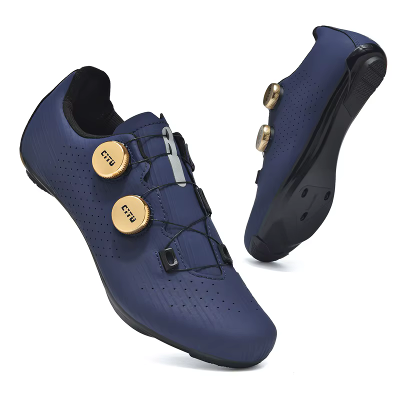 Nouvelles chaussures de cyclisme sur route, chaussures de course à vélo, chaussures à crampons, chau
