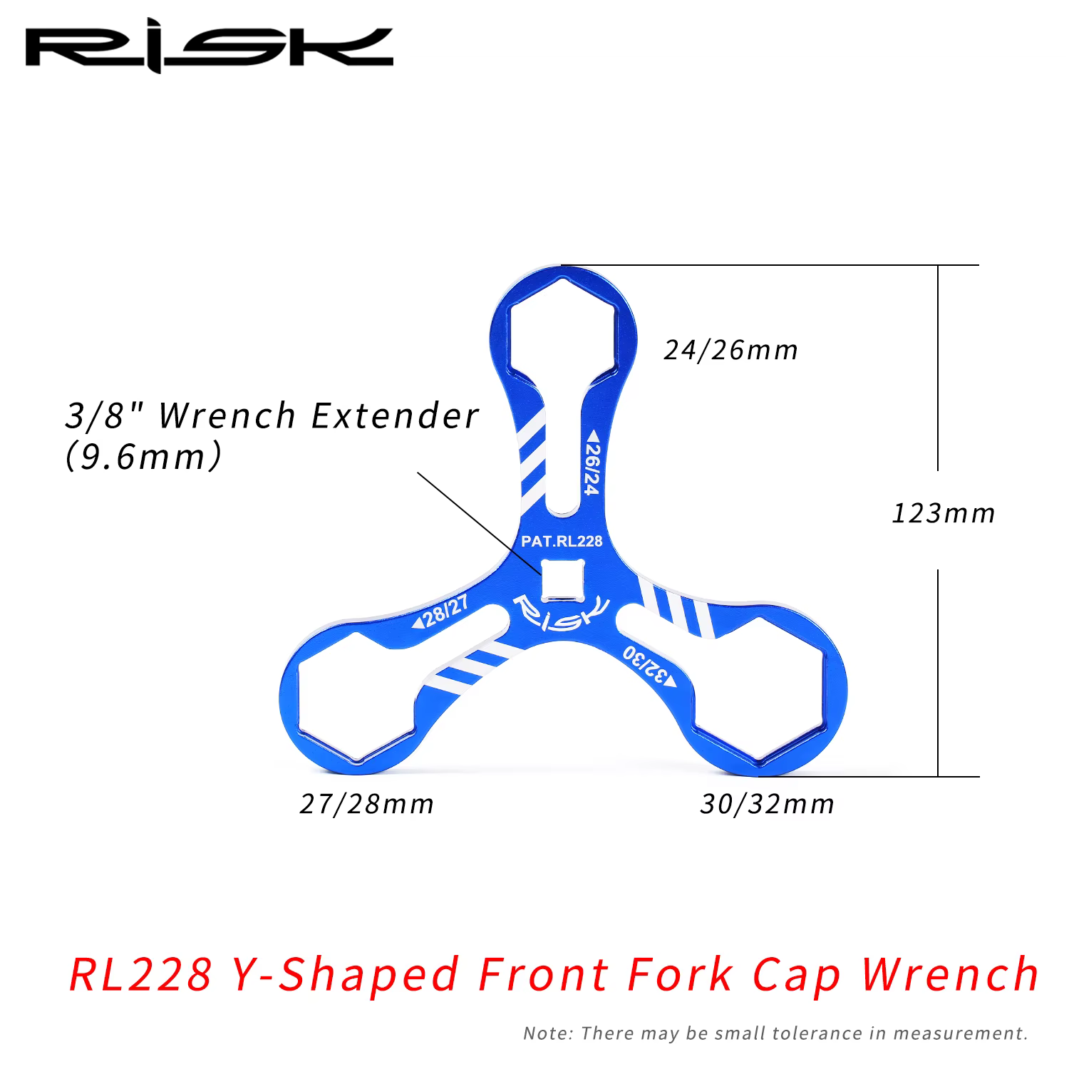 RL228 RISK-Capuchon de fourche de vélo en aluminium 6 en 1, outil de réparation pour 24/26/27/28/30/