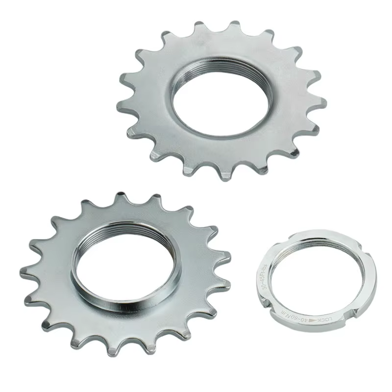 Vélo engrenage fixe 13T 14T 15T 16T 17T 18T, roue libre, verrouillage du moyeu, 1 vitesse, anneaux d