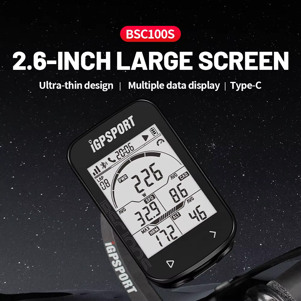 GPS Vélo Ordinateur IGPSPORT BSC100S Cycle Sans Fil Compteur De Vitesse Vélo Numérique Chronomètre V