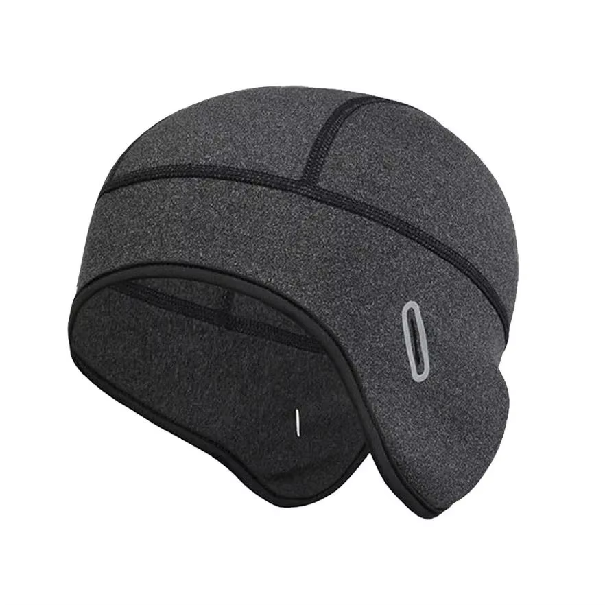 Bonnet d'hiver chaud pour cyclisme, doublure de casque VTT en polaire, bonnet thermique pour hommes 