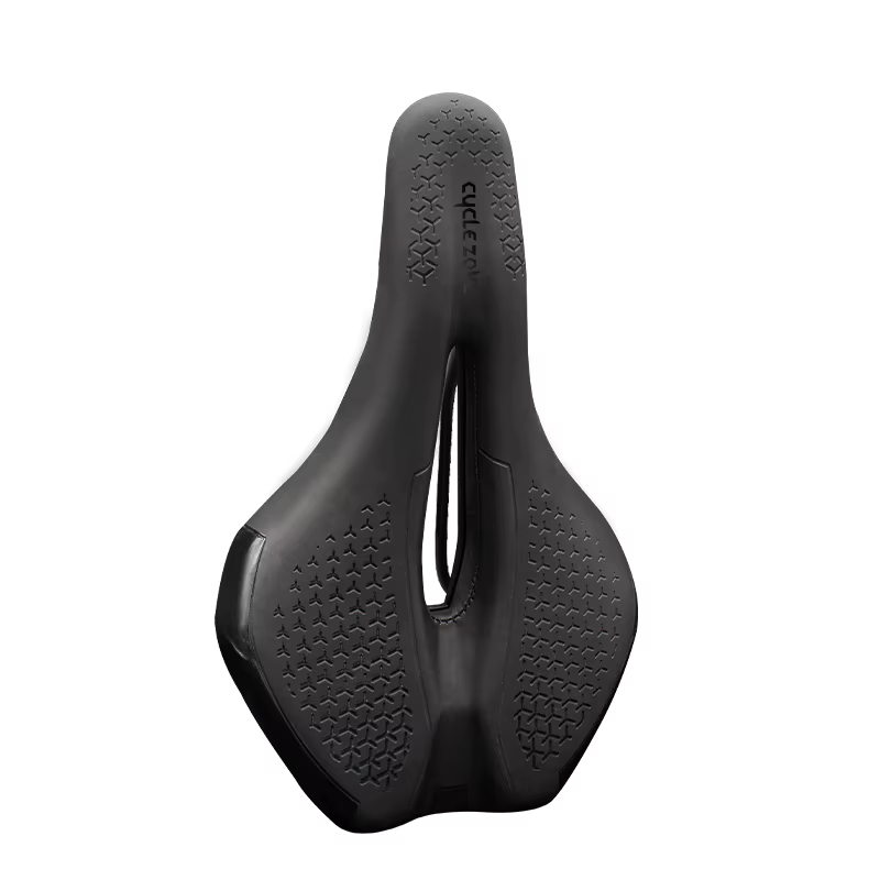 Selle de vélo antichoc en cuir PU respirant creux, siège de vélo léger, coussin antidérapant, VTT, a