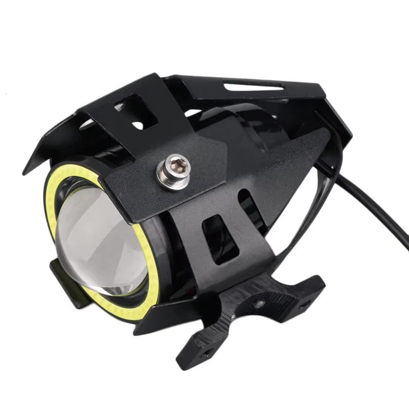 E-Bike lumière phare entrée DC 12 V-80 V Ebike guidon lampe Scooter électrique LED avant lumière cha