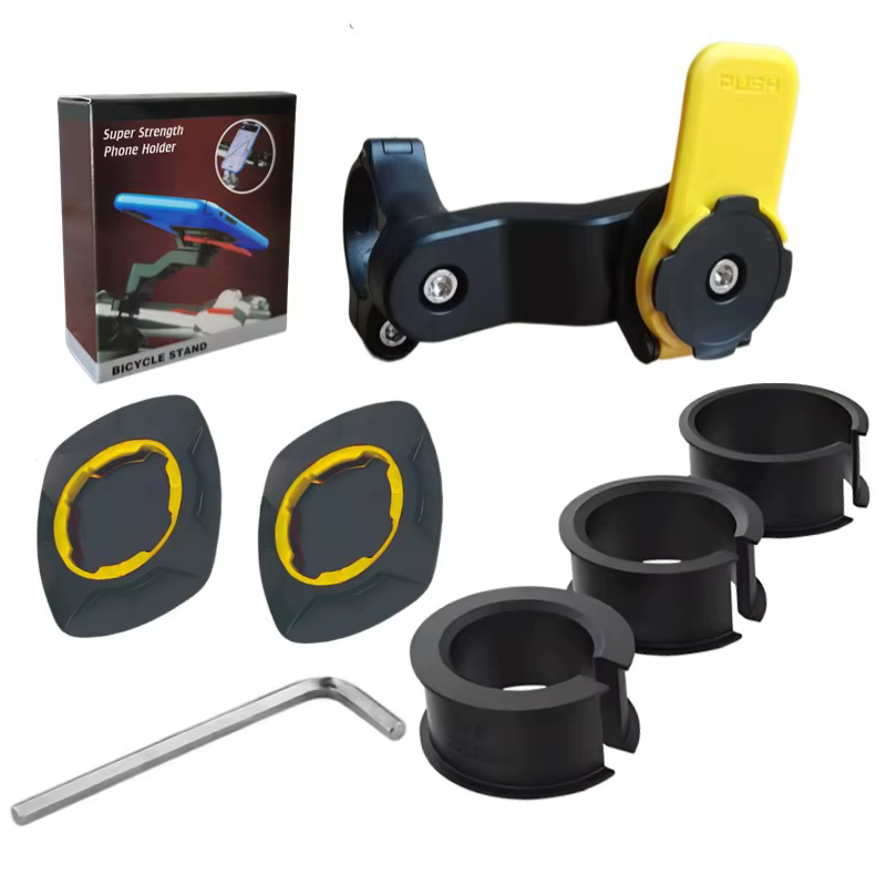 Support universel pour vélo et moto, support de téléphone portable pour VTT 360 °   Rotatif pour VTT